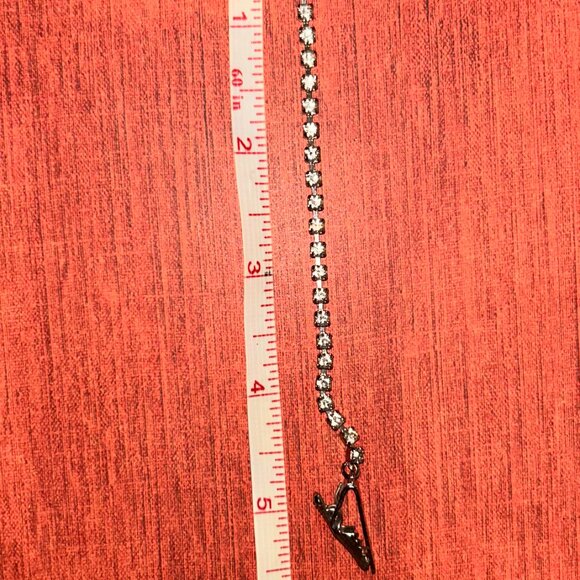 Vintage 1950s Rhinestone Sweater Clip - Picture 4 of 4